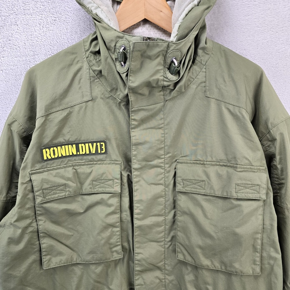 Vintage Burton Ronin Div 13 Jacket Mens Large Hooded Ski Snowboard DryRide Y2K - Picture 3 of 16